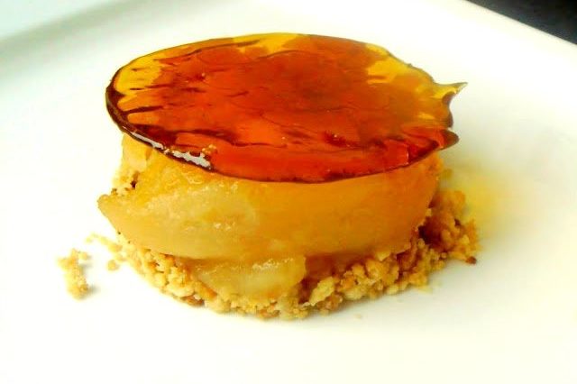 crumble-pomme-poire-caramel-croquant